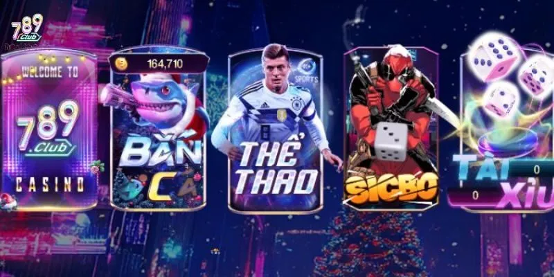 789Club Có Gì Khác Gì Với Đối Thủ Trên Thị Trường? 3 Sản phẩm game cá cược dổi thưởng hot tại 789Club